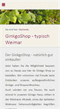 Mobile Screenshot of ginkgoshop.de